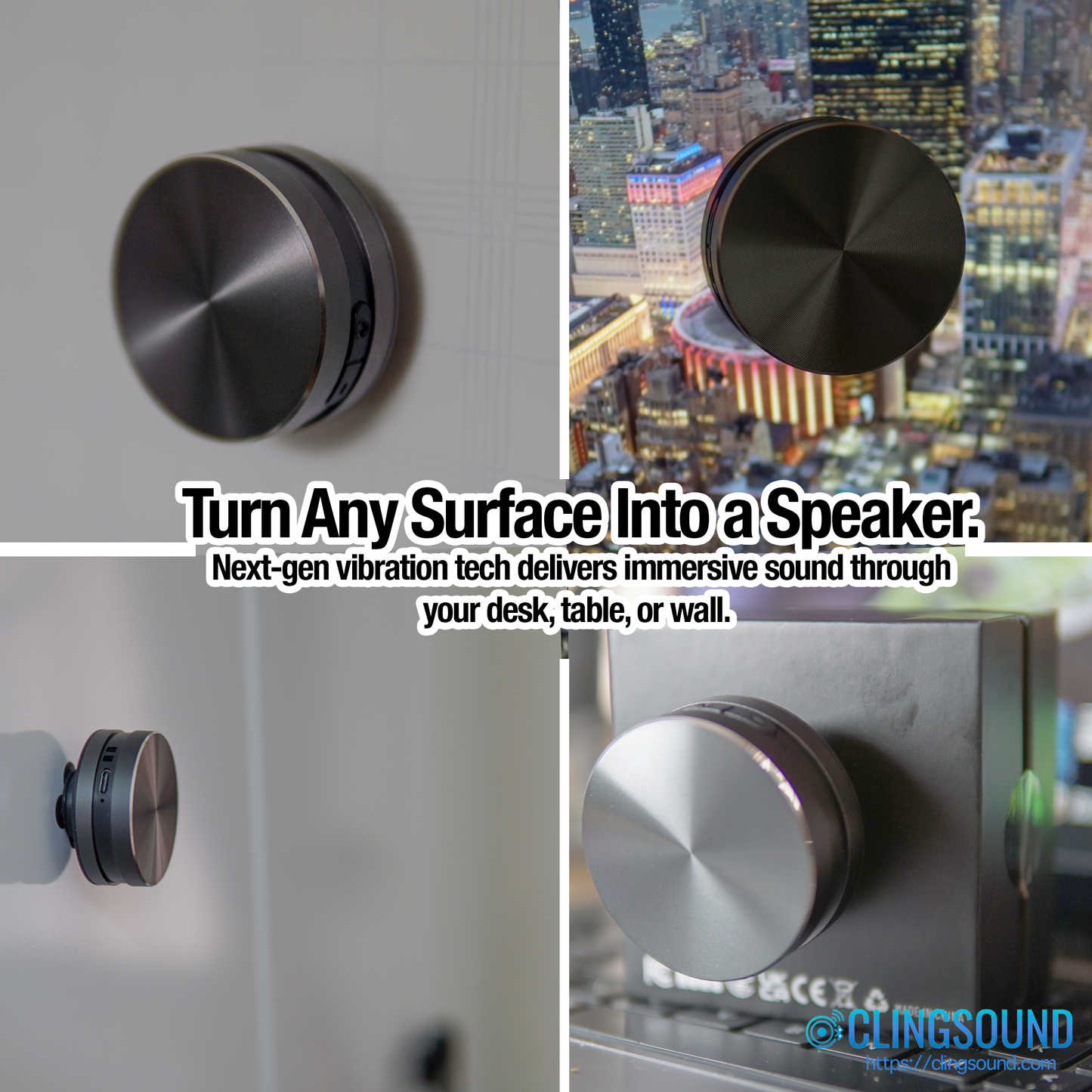 Pebble Speaker PLB-BT01 - ClingSound ®