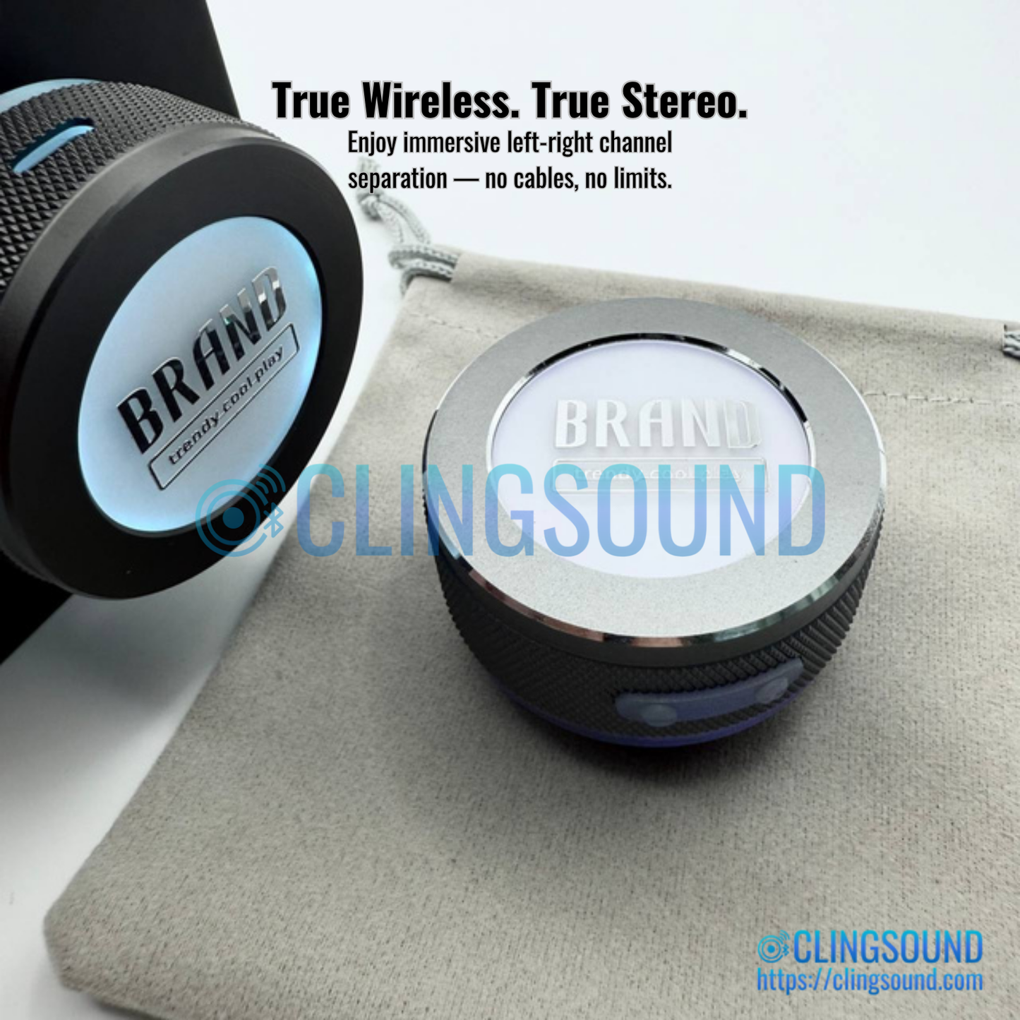 Pebble Speaker PLB-BT02 - ClingSound ®
